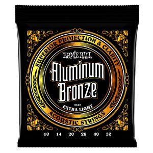 Extra Light Aluminum Bronze Acoustic Guitar Strings - 10-50 Gauge