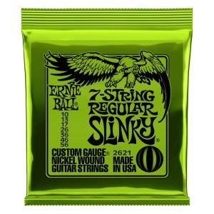 Regular Slinky 7-String Nickel Wound Electric Guitar Strings - 10-56 G