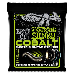 Regular Slinky Cobalt 7-String Electric Guitar Strings - 10-56 Gauge