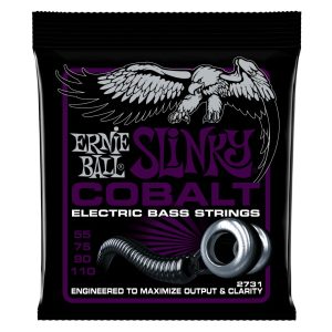 Power Slinky Cobalt Electric Bass Strings - 55-110 Gauge