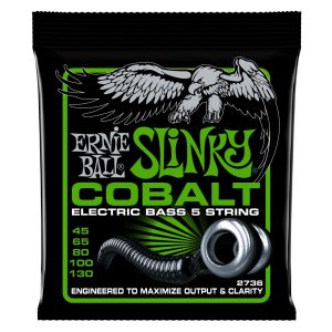 Bass 5 Slinky Cobalt Electric Bass Strings - 45-130 Gauge