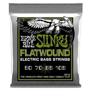 Regular Slinky Flatwound Electric Bass Strings - 50-105 Gauge