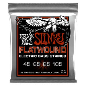 Hybrid Slinky Flatwound Electric Bass Strings - 45-105 Gauge