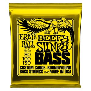 Beefy Slinky Nickel Wound Electric Bass Strings - 65-130 Gauge