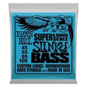 Super Long Scale Slinky Electric Bass Strings - 45-105 Gauge