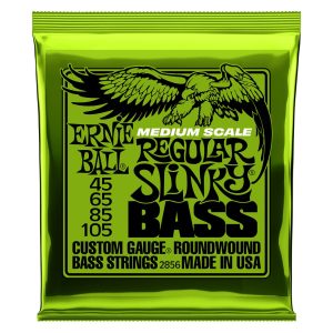 Regular Slinky Nickel Wound Medium Scale Bass Strings - 45-105 Gauge