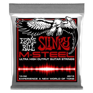Skinny Top Heavy Bottom Slinky M-Steel Electric Guitar Strings - 10-52