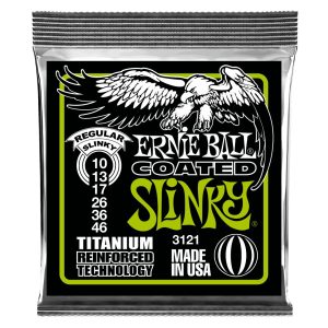 Regular Slinky Coated Titanium RPS Electric Guitar Strings - 10-46 Gau