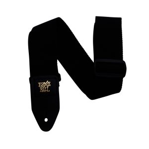 Black Polypro Guitar Strap