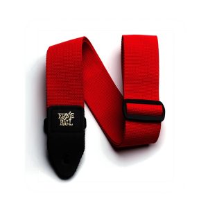 Red Polypro Guitar Strap