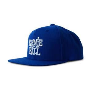 Blue with White Stacked Ernie Ball Logo Hat