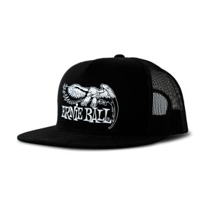 Black with White  Eagle Logo Hat