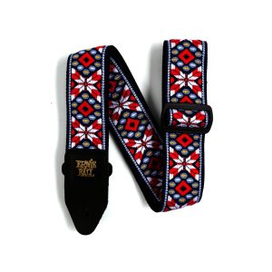 Ernie Ball Taos Fire Red Jacquard Strap