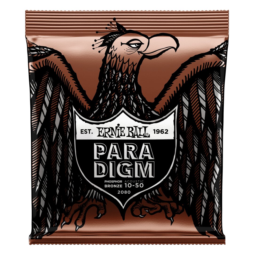 Paradigm Extra Light Phosphor Bronze Acoustic Guitar Strings - 10-50 G