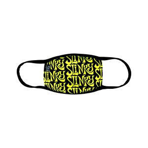 Green Slinky Youth Face Mask