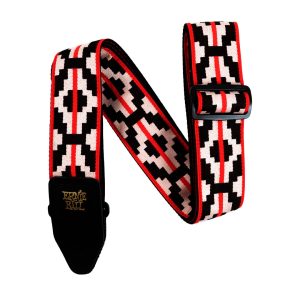 Ernie Ball Ristra Red Jacquard Strap