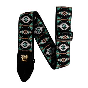 Ernie Ball Southwestern Turquoise Jacquard Strap