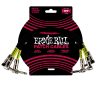 1' Angle / Angle Patch Cable 3-Pack - Black