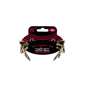 3" Flat Ribbon Patch Cable 3-Pack - Black