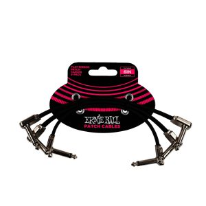 6" Flat Ribbon Patch Cable 3-Pack - Black