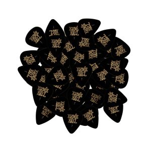 Thin Black Cellulose Picks, bag of 144