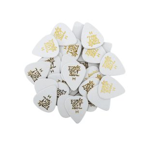 Heavy White Cellulose Picks, bag of 144