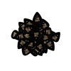Heavy Black Cellulose Picks, bag of 144
