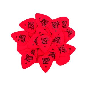 Heavy Pink Cellulose Picks, bag of 144