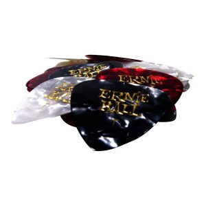 Thin Assorted Color Pearloid Cellulose Picks bag of 24