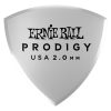 Ernie Ball 2.0mm White Large Shield Prodigy Picks 6-pack