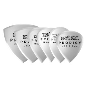 Ernie Ball 2.0mm White Multipack Prodigy Picks 6-pack