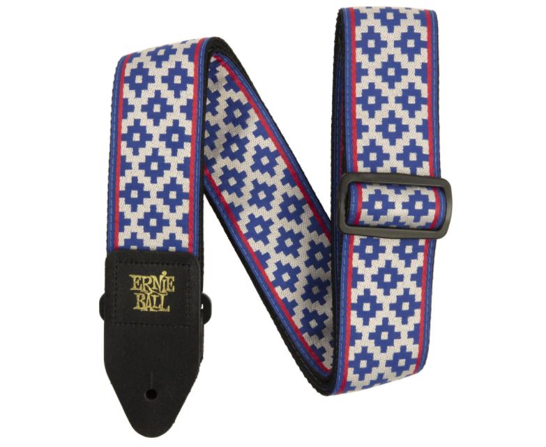Ernie Ball Jacquard Guitar Strap - Blue Crux