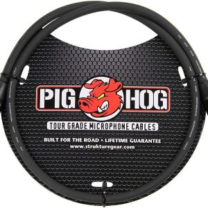 Pig Hog PHM High Performance 8mm XLR Microphone Cable - 3'