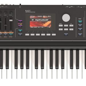 Kurzweil K2061 61-Key V.A.S.T. Synthesizer Workstation semi-weighted synth action with velocity and pressure (aftertouch) sensitive adjustable keys (Fatar TP/9) Mac OS X, Windows compatible