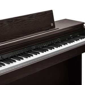 Alternative view of Kurzweil CUP E1 Home Digital Upright Piano | 88 Keys, Bluetooth+MIDI & USB Connectivity, Rosewood Finish