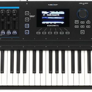 Kurzweil K2088 88-Key V.A.S.T. Synthesizer Workstation fully-weighted, hammer-action with velocity and pressure (aftertouch) sensitive adjustable keys (Fatar TP/40L) Mac OS X, Windows compatible