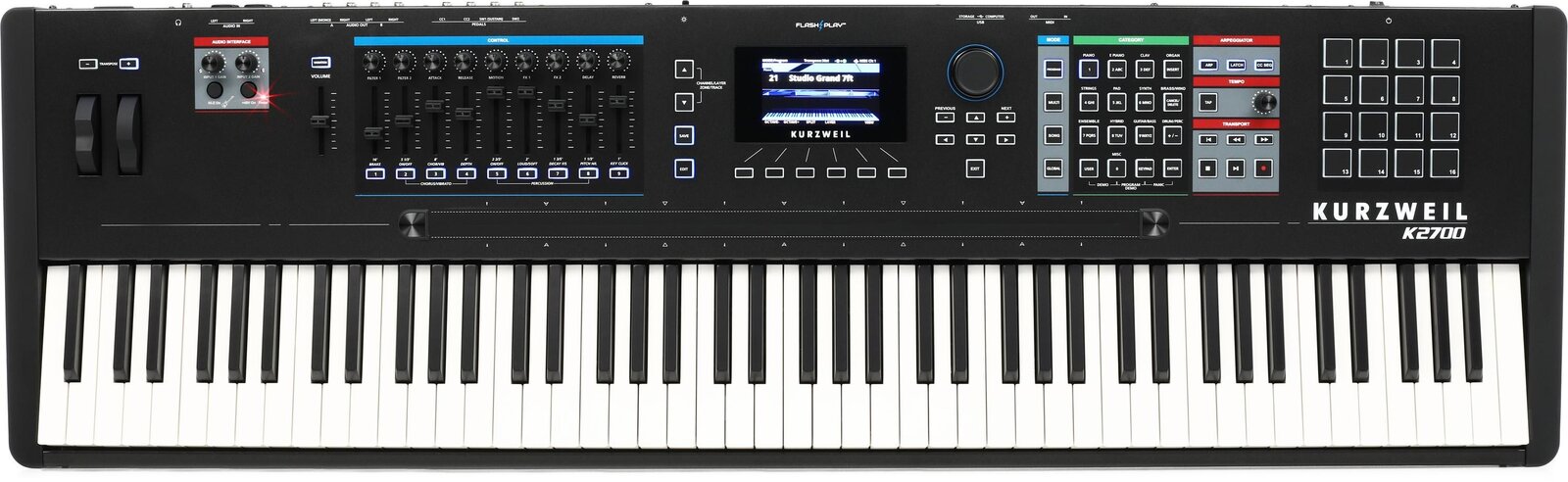 Kurzweil K2700 88-Key Synthesizer Workstation