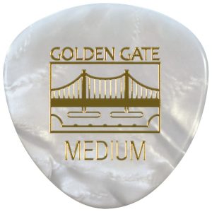 Golden Gate MP-425 Deluxe Flat Pick - Rounded Triangle - Medium  Dozen