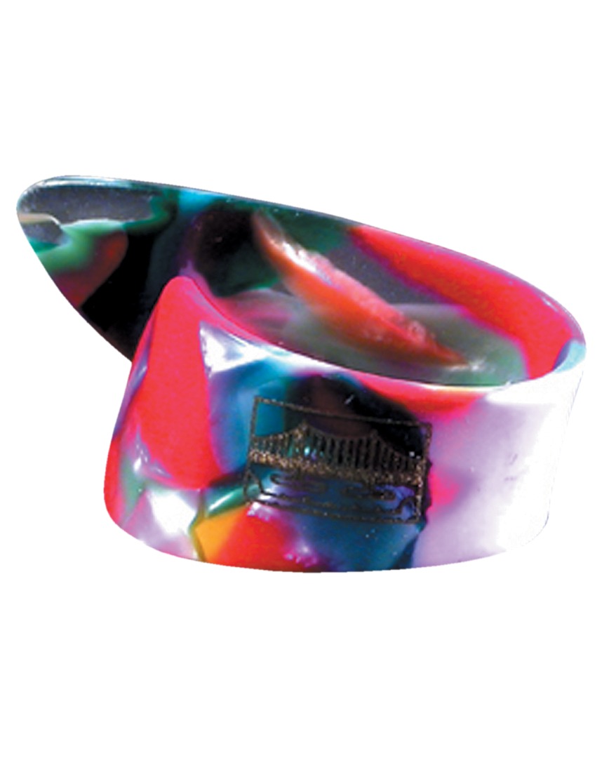 Golden Gate GP-7 Thumb Picks – Large – Clown Confetti – Dozen