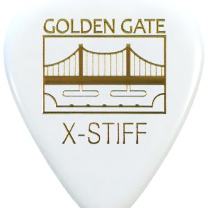 Golden Gate Deluxe Flat Pick – Sideman – Extra Stiff – White – Dozen